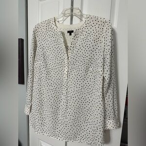 Talbots Polka Dot Blouse
